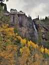 Bridal Veil Falls in Telluride, Colorado Royalty Free Stock Photo